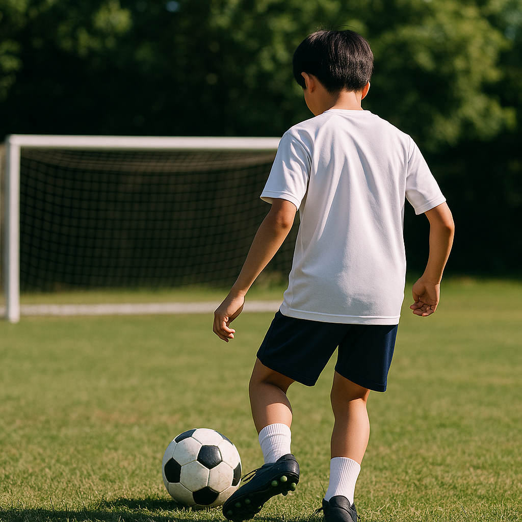 サッカーのシュート初心者向け解説：やさしく学ぶ打点と面の基本