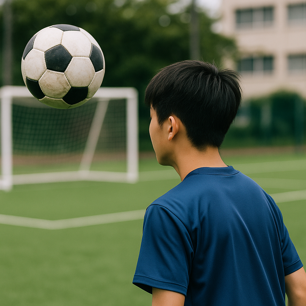 サッカーのヘディング練習メニュー10分で試合で効く当て方と飛び方