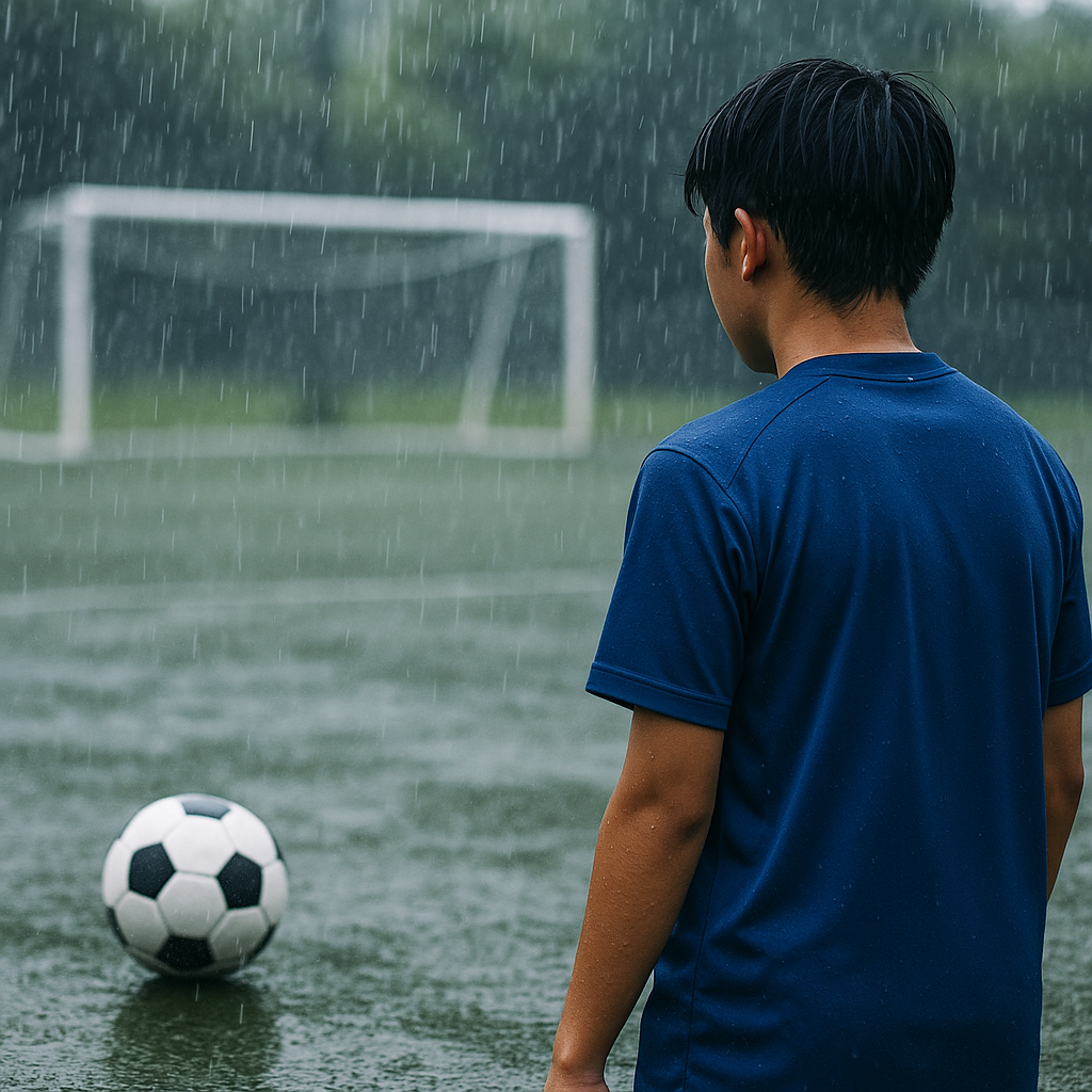 雨の日の試合対策：滑るピッチで勝つ具体策