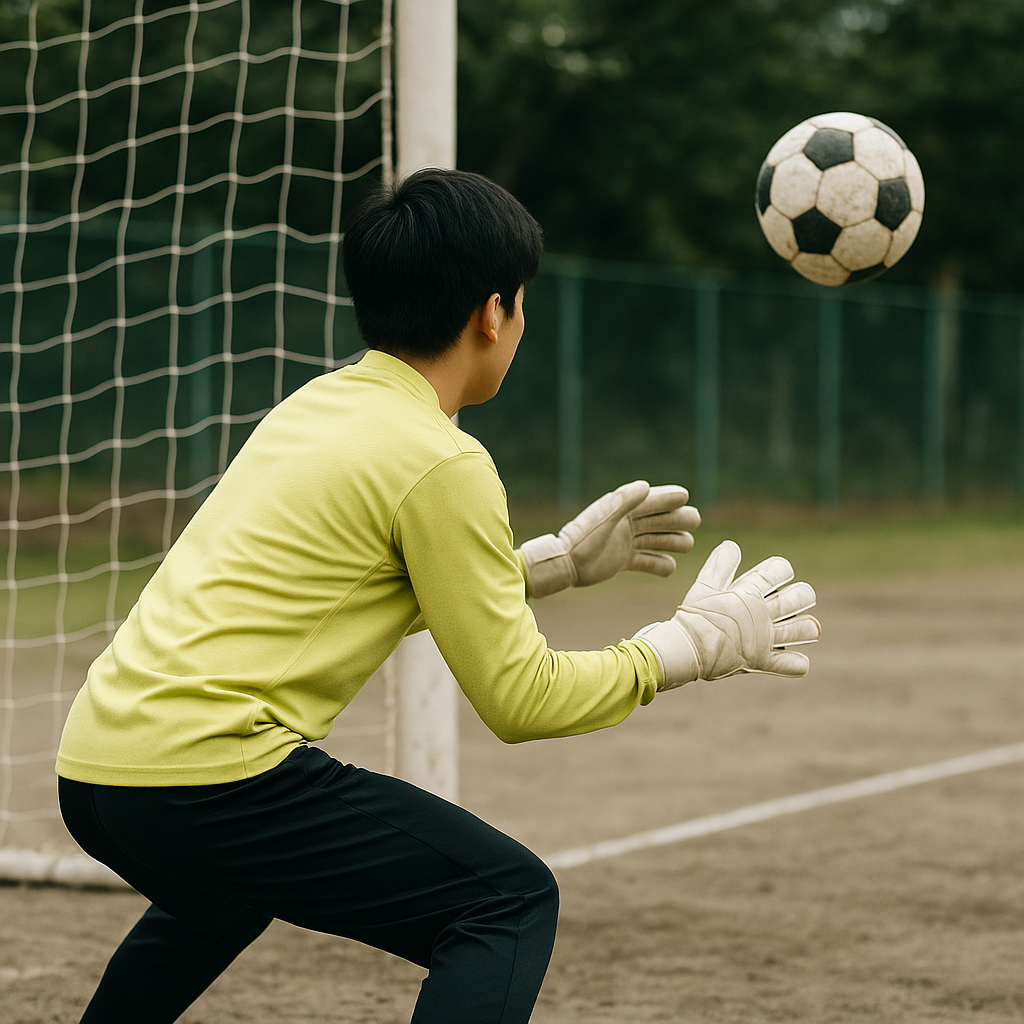 GKセービングの基本姿勢と役割・立ち位置・判断基準