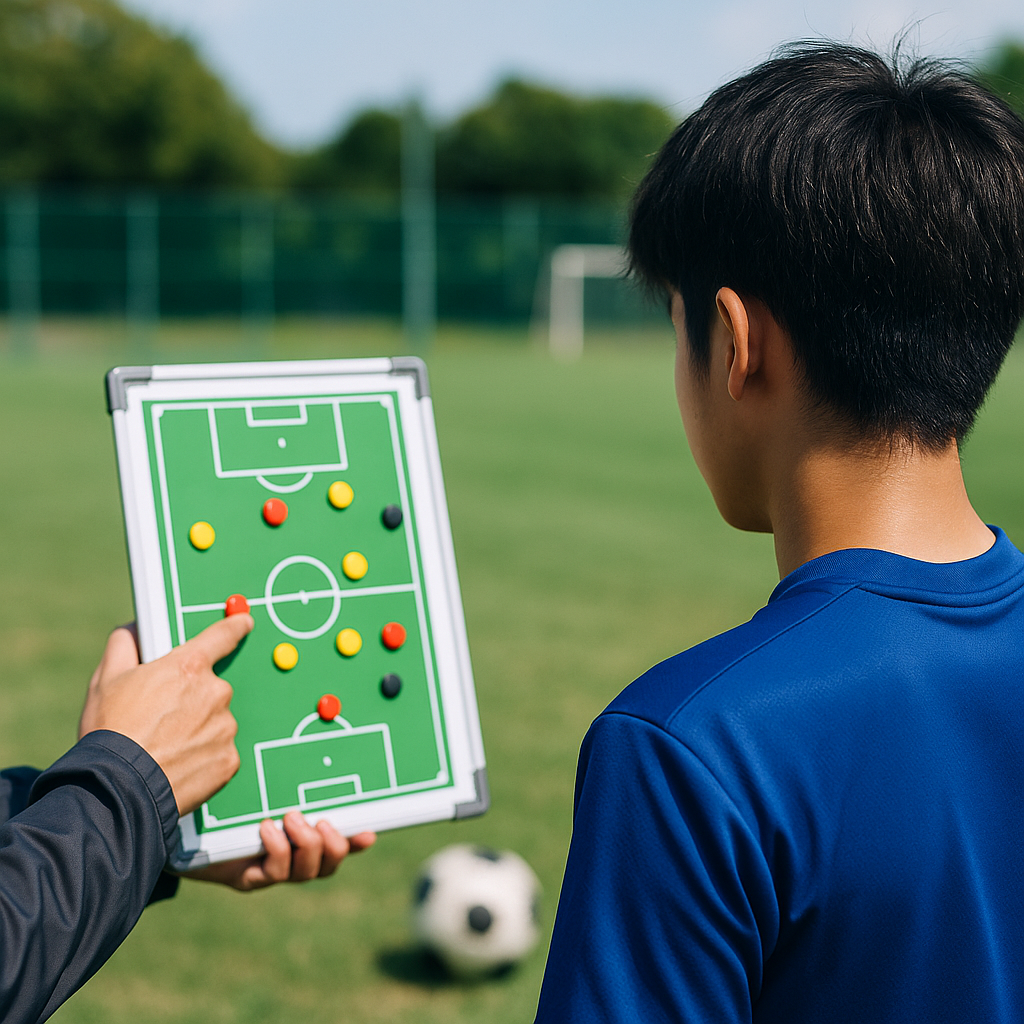 サッカーのハーフタイムの修正の伝え方、90秒で伝わる3手順