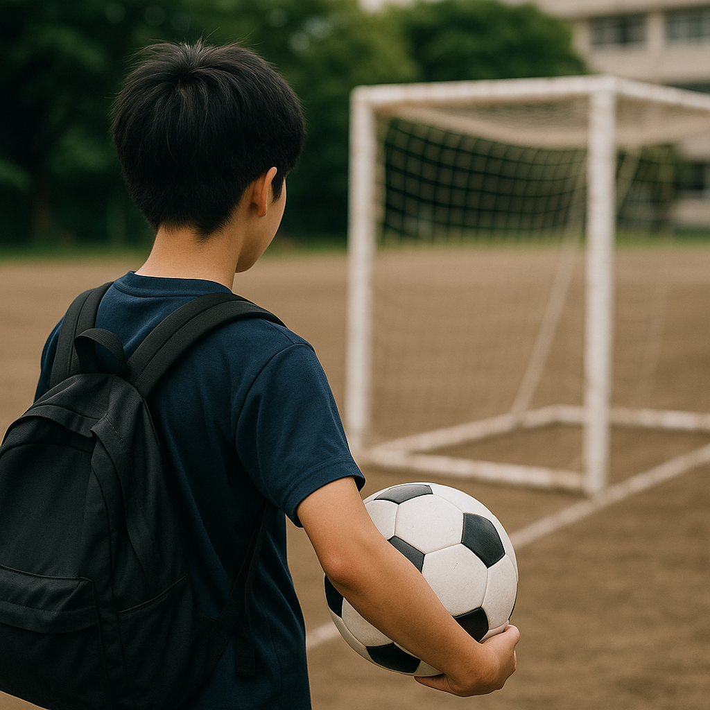 サッカーの失敗が怖い中学生の心構え、最初の一歩
