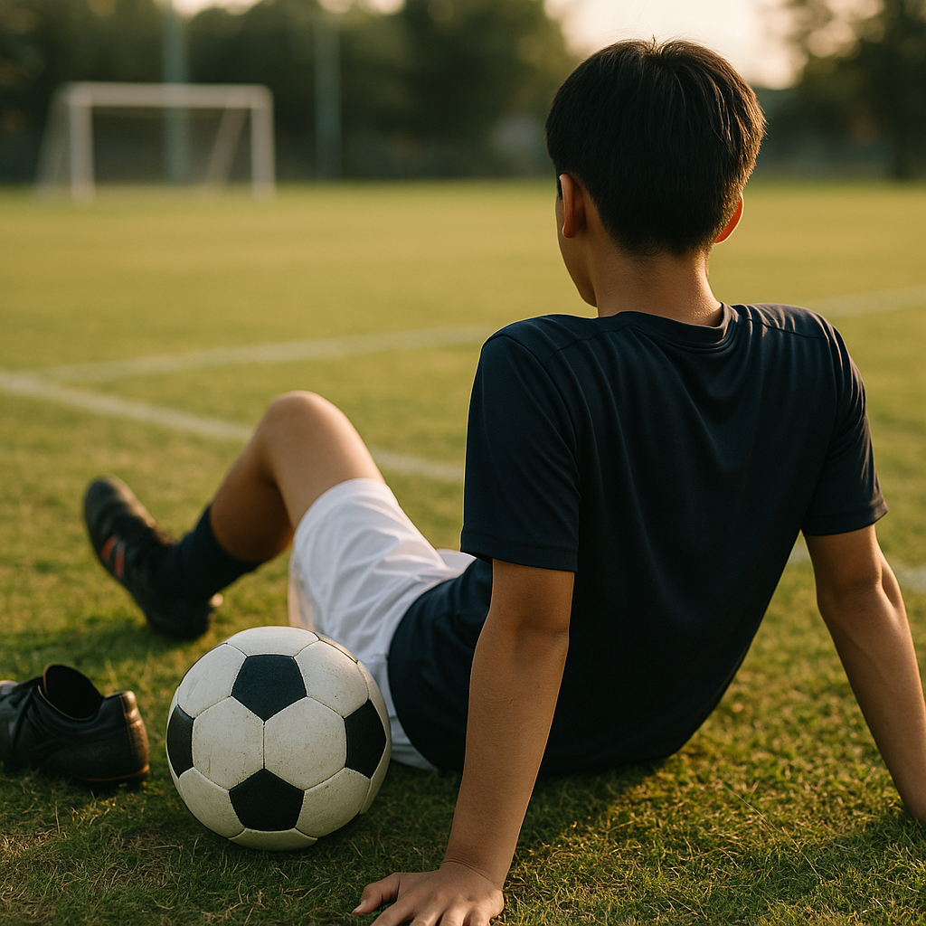 サッカー試合前の緊張をほぐす方法、90秒で整う実戦ルーティン