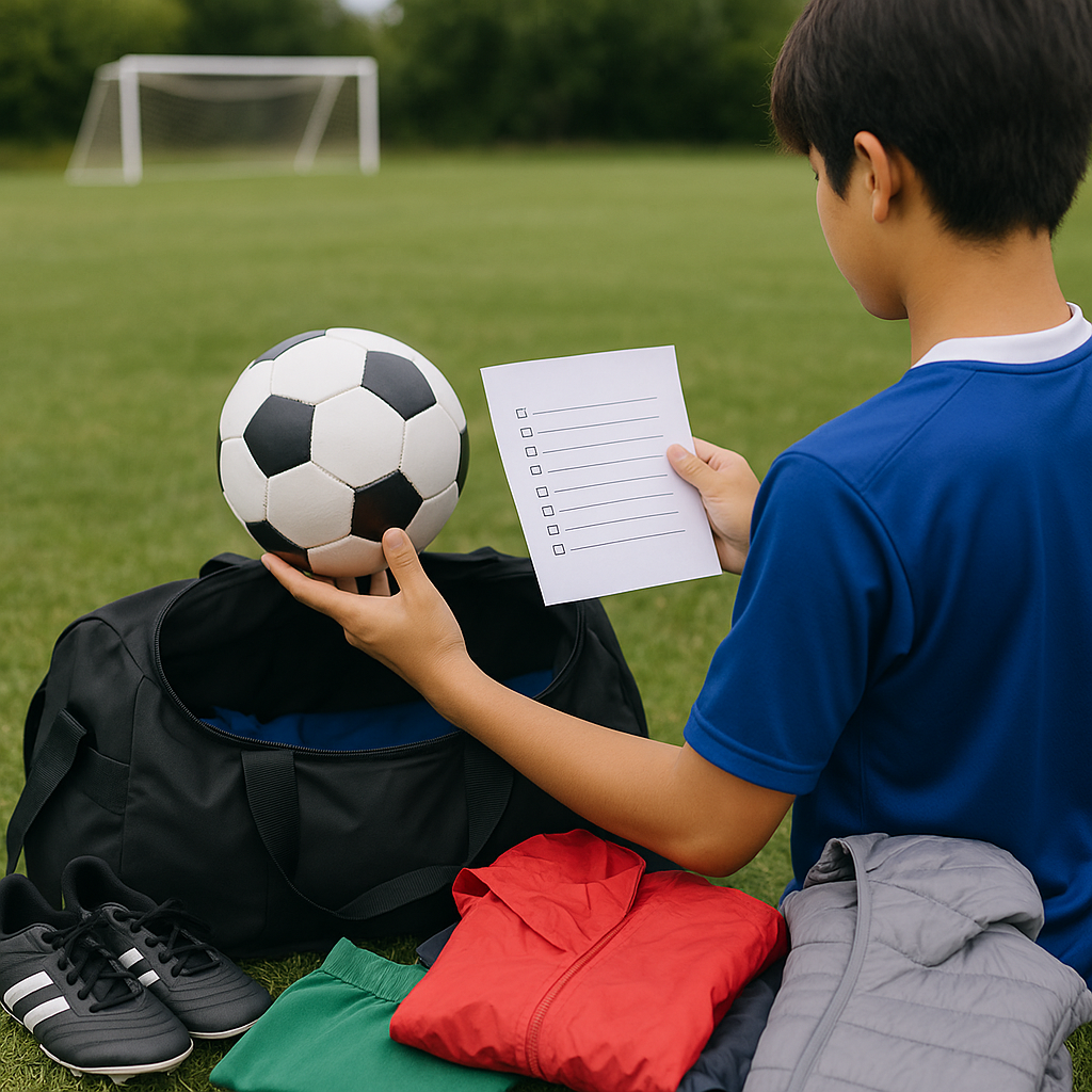 サッカー遠征の持ち物リストと天候別準備のコツ
