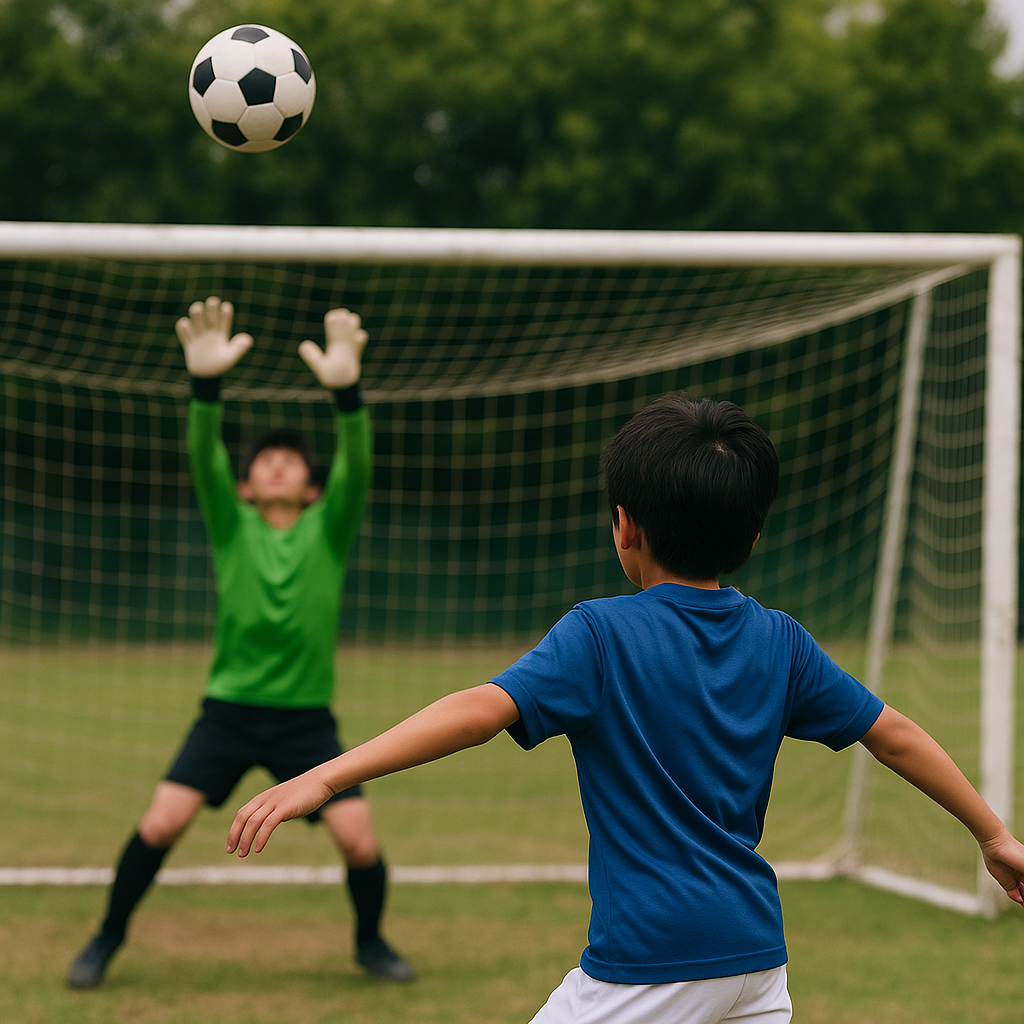 GKの頭上を越す！ループシュートのやり方と実践練習法 - Soccer Book Library
