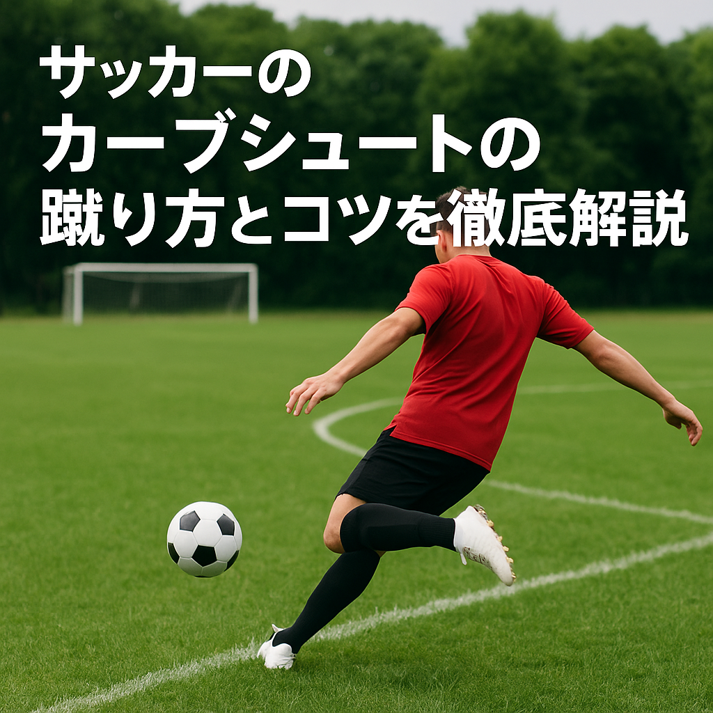 サッカーのカーブシュートの蹴り方とコツを徹底解説