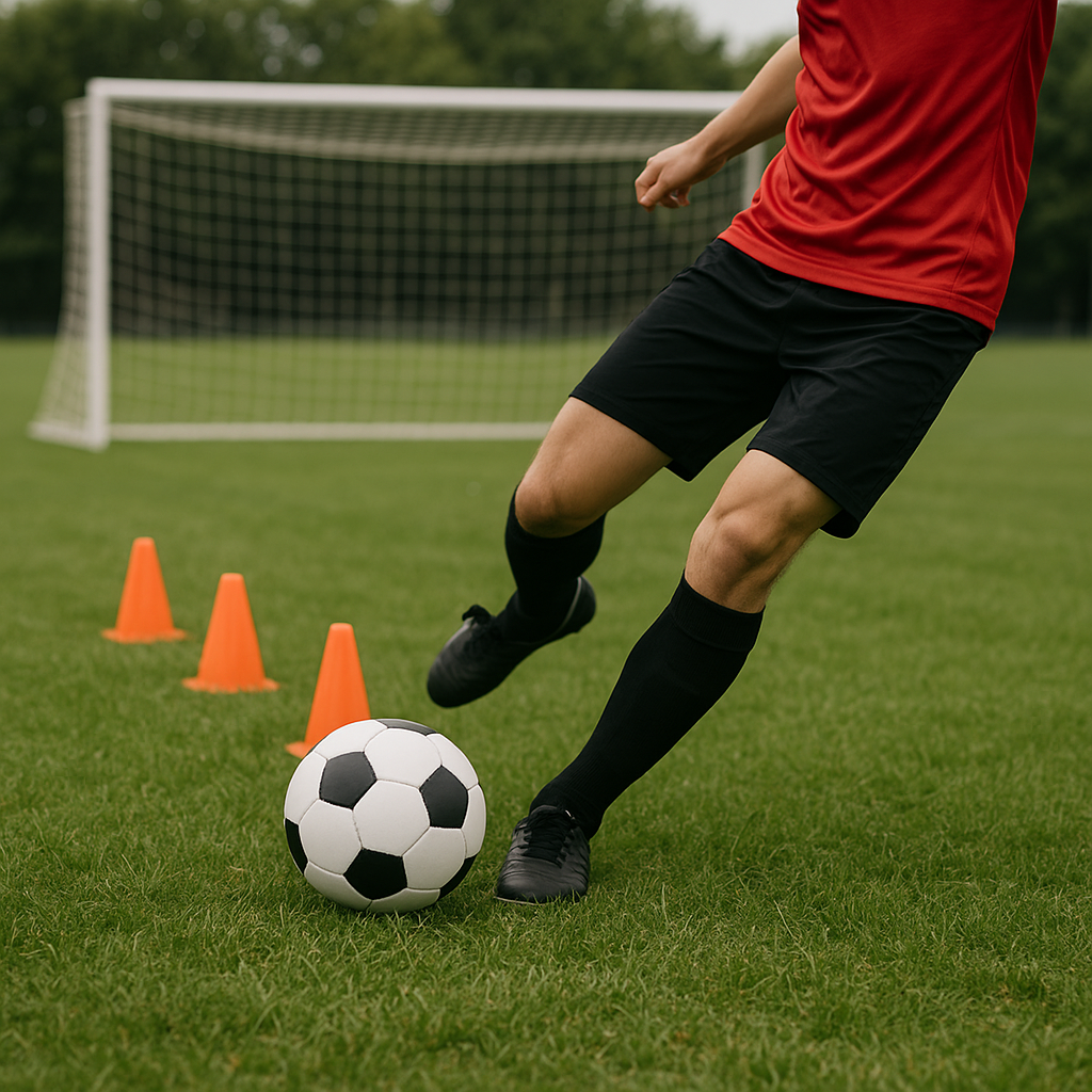 サッカーのシュート精度を上げる具体的な練習法と改善ポイント