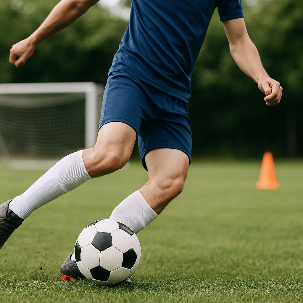 サッカーで強いシュートを蹴るためのコツと練習法