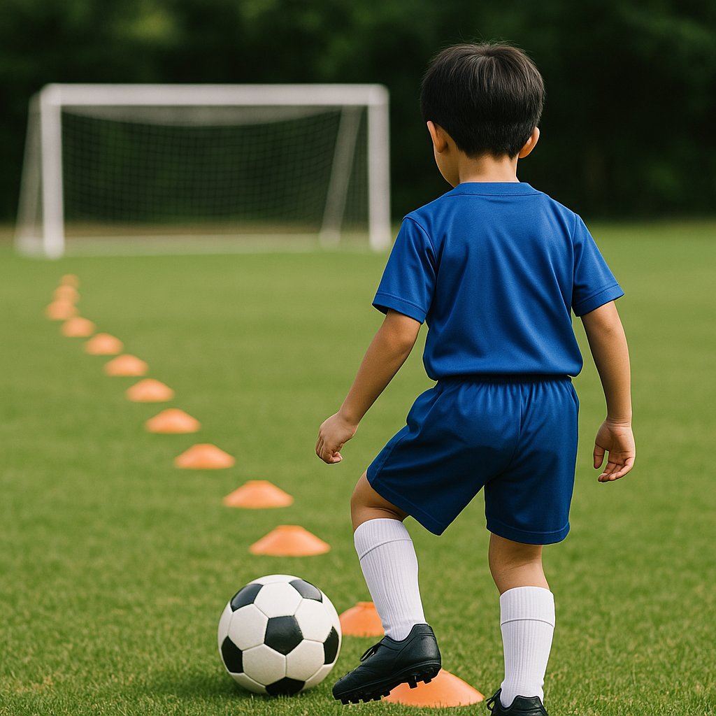 小学生サッカー上達のための練習メニュー例と指導ポイント