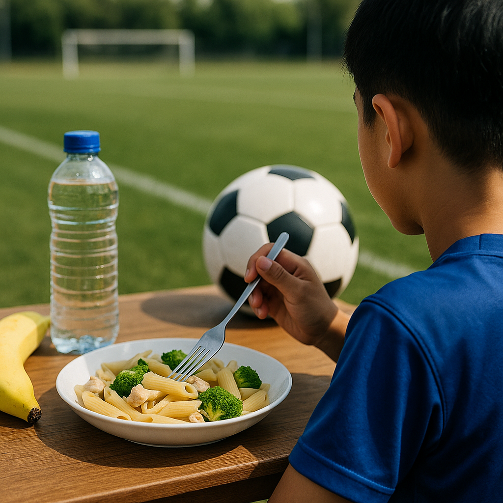 試合前の食事でパフォーマンス向上！キックオフ前の最適な栄養摂取法