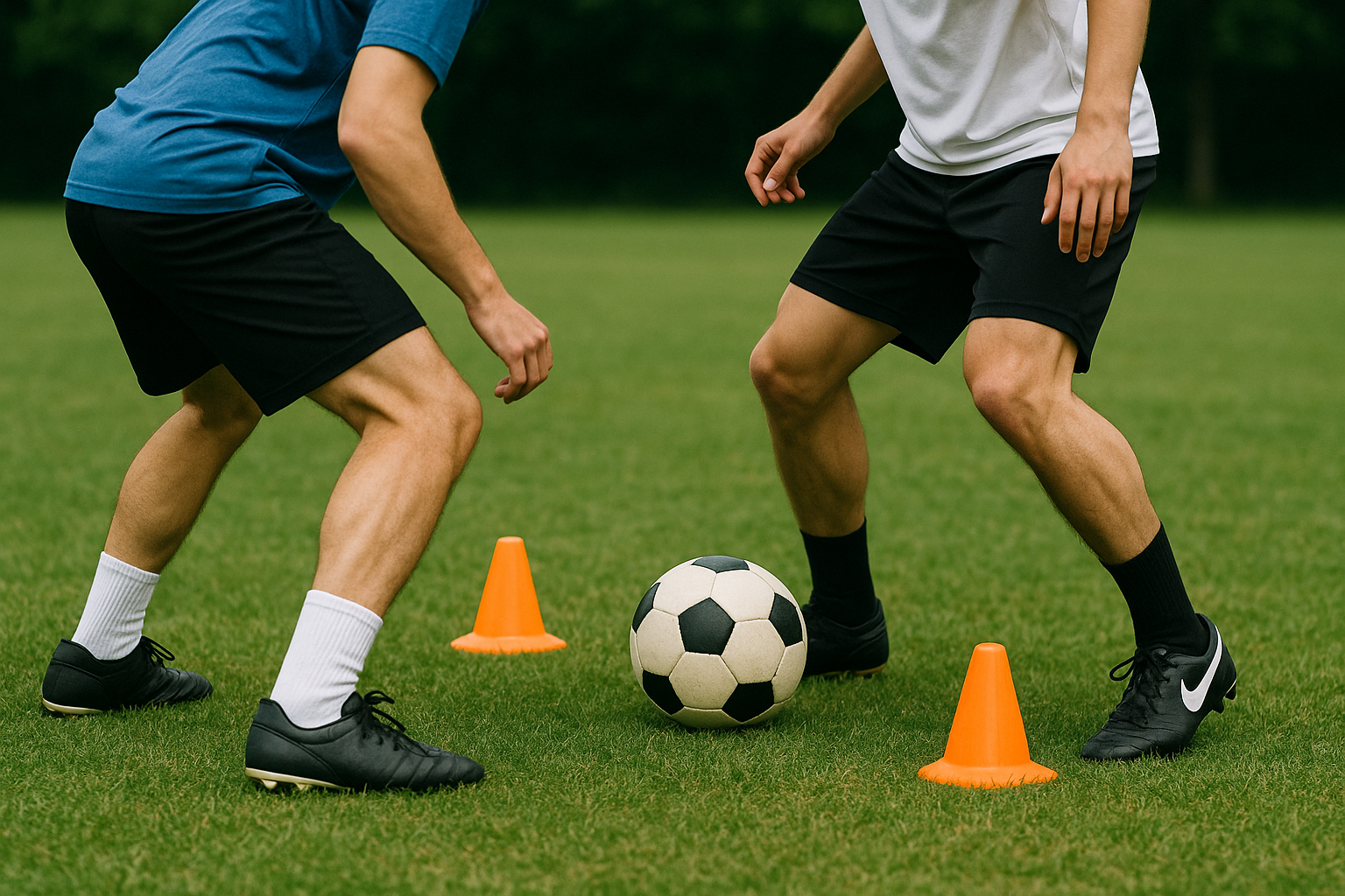 サッカー1対1ドリブル突破のコツと練習法を徹底解説