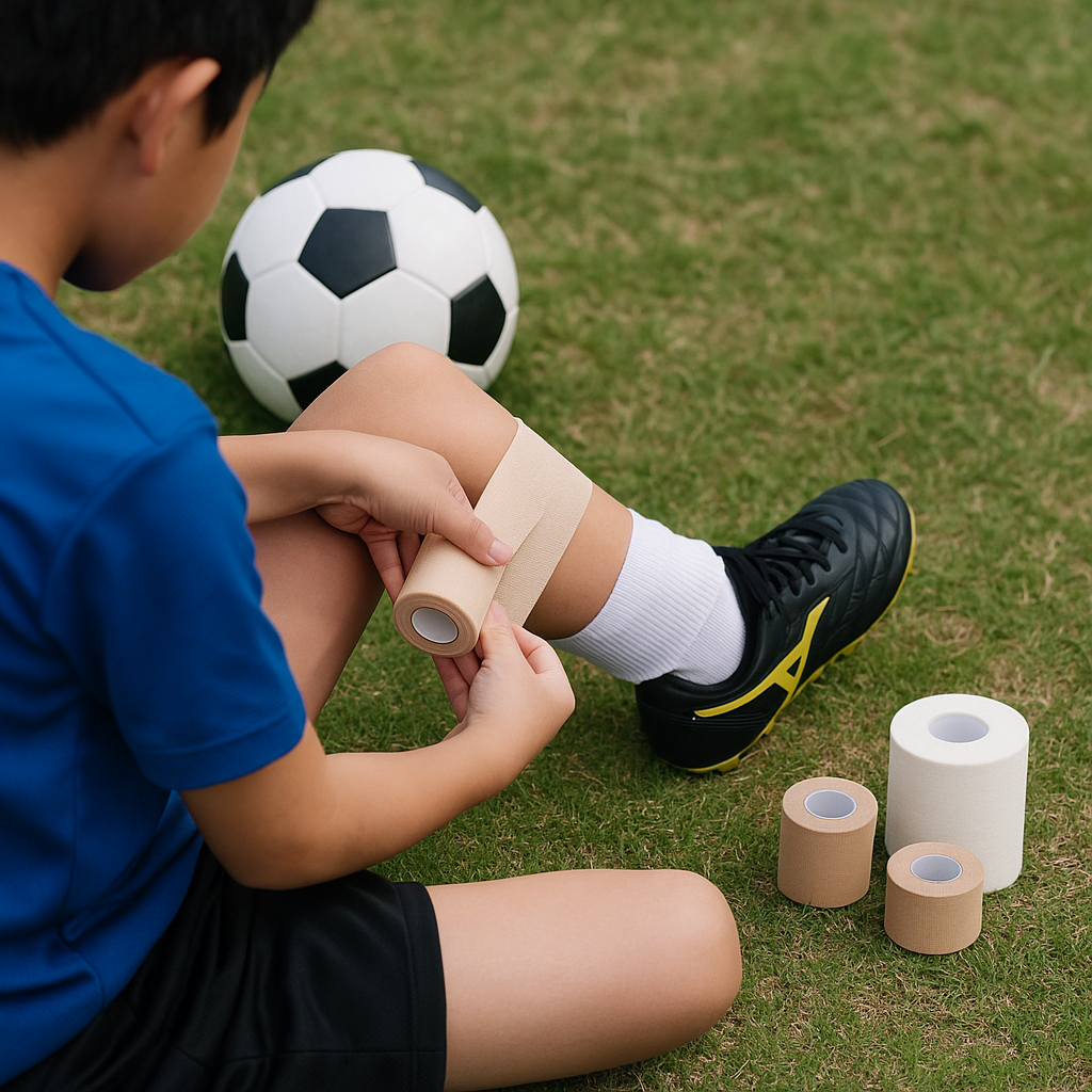 【徹底解説】サッカーで使うテーピングの種類と効果的な使い分け