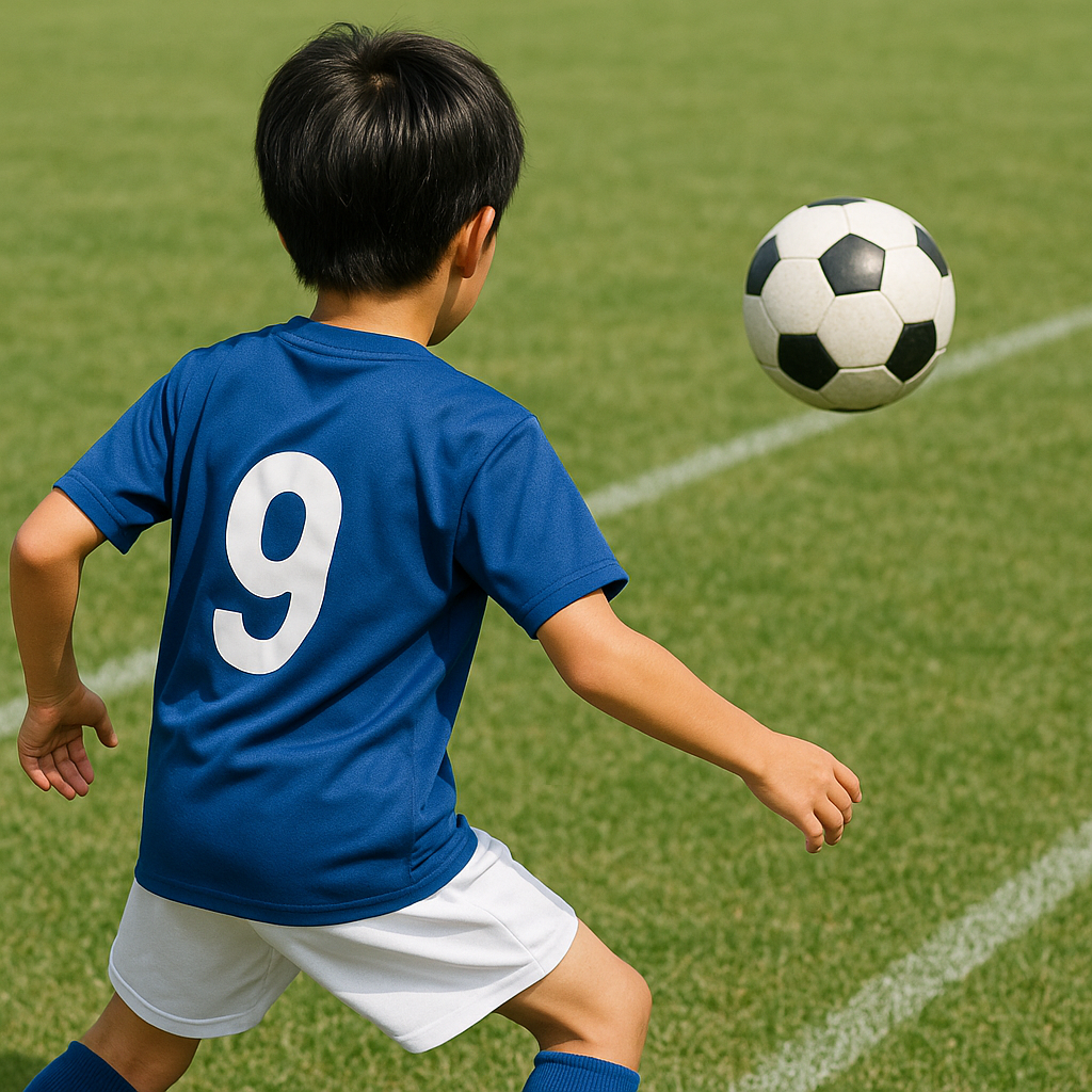サッカーでパスを受ける最適な角度と体の向きテクニック