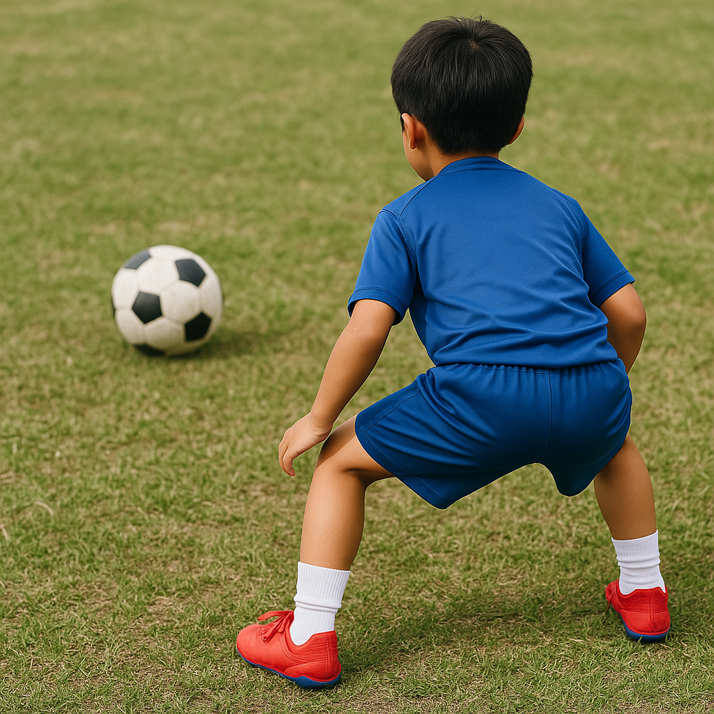 サッカーの守備力UP！正しいディフェンススタンスと重心矯正法
