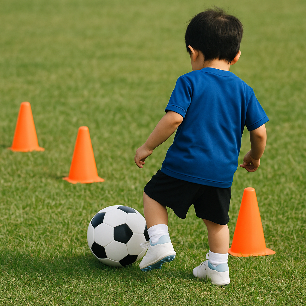 幼児でも楽しく続けられるサッカー練習方法12選【親子でできる】