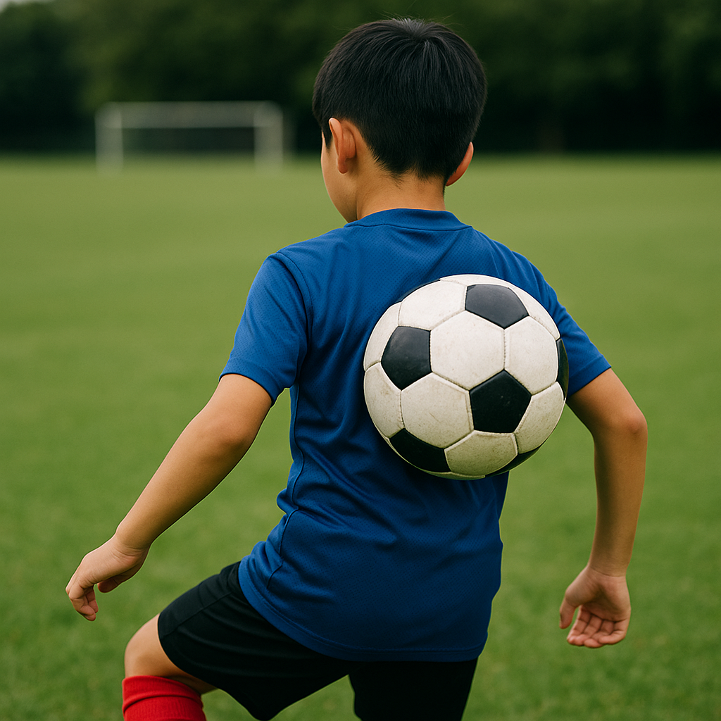 背負うトラップの極意｜サッカー上達のためのボールコントロール法