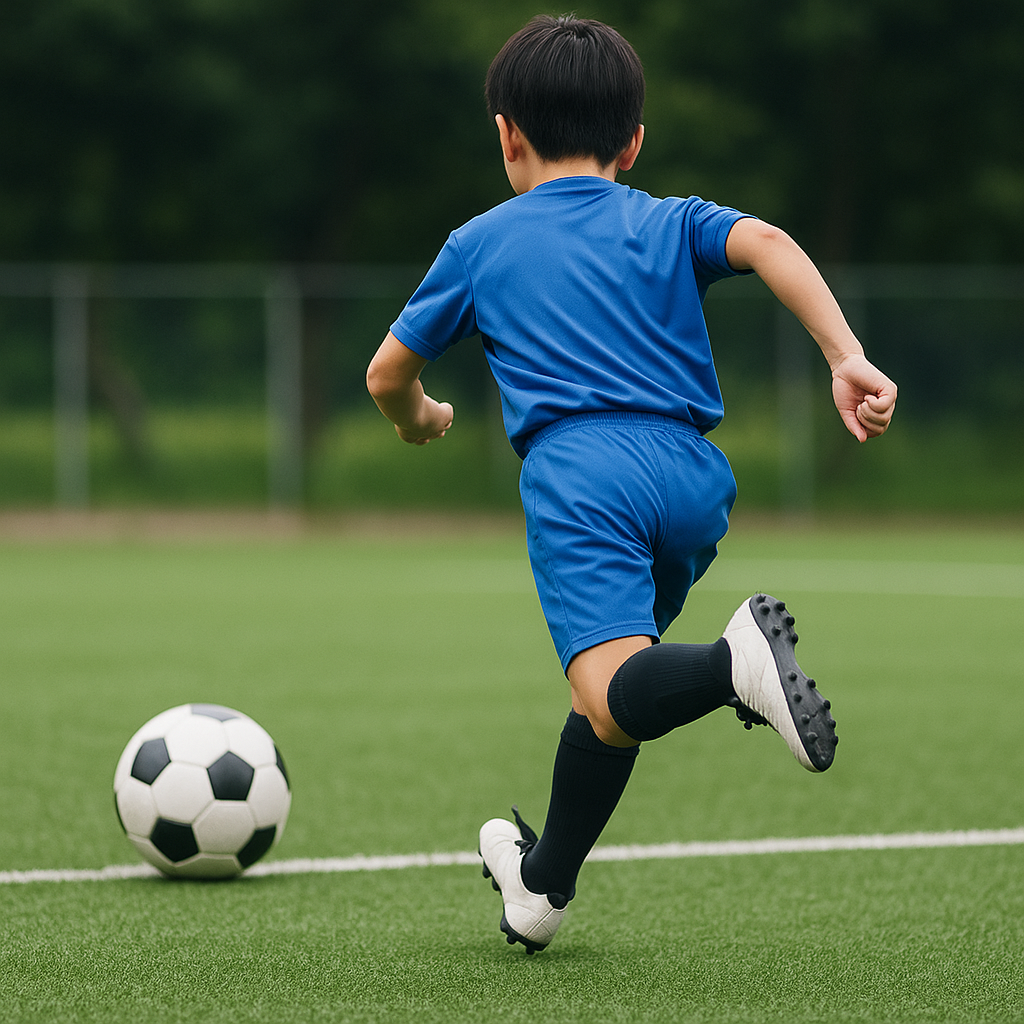 サッカー ヒップエクステンション強化で加速力を高める