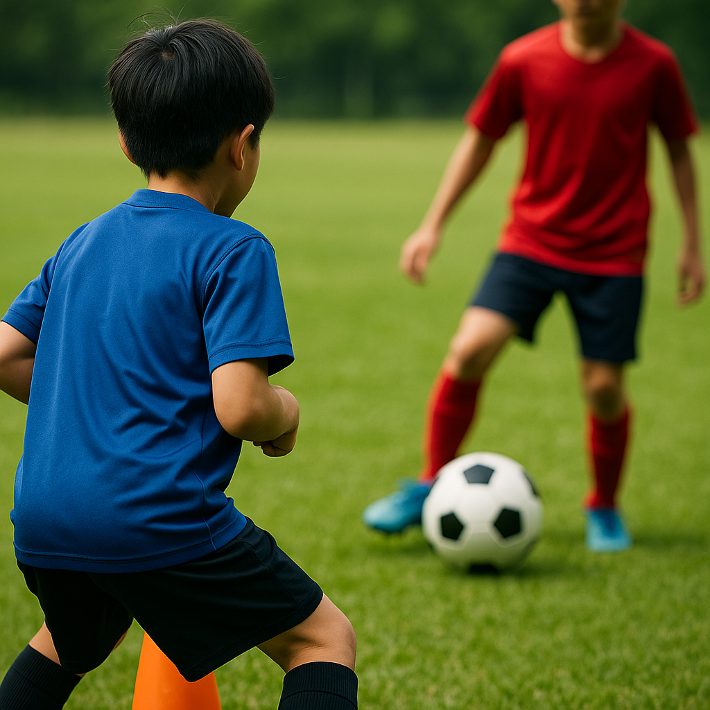 サッカーのピックアンドパス練習法：味方を盾にパス交換力を高める方法