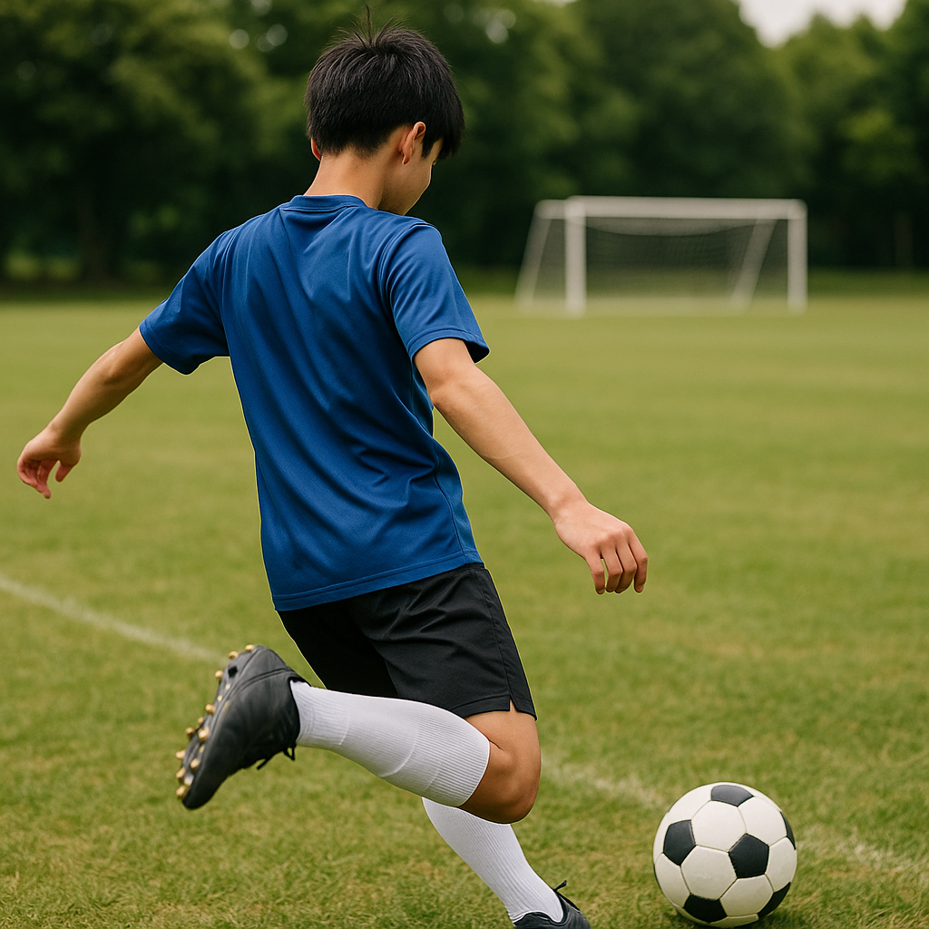 サッカーのキックのやり方 失敗しない基本フォームの作り方