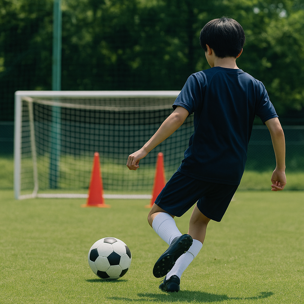 サッカーのシュート練習メニュー例で決定力を即効強化