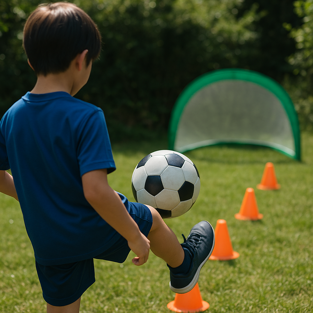 サッカーのトラップ、小学生向けに失敗が減る家庭でできるドリルを紹介