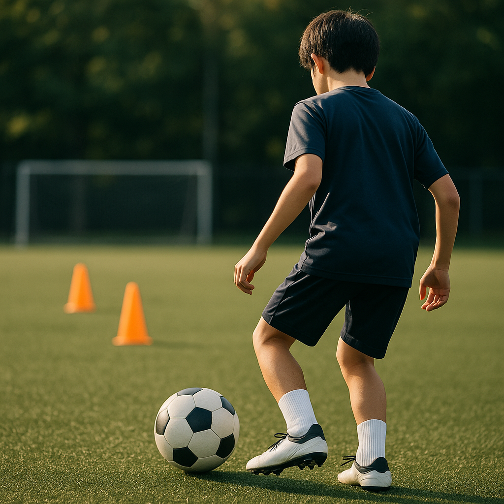 サッカーのファーストタッチ練習方法で次につながる一手を生む