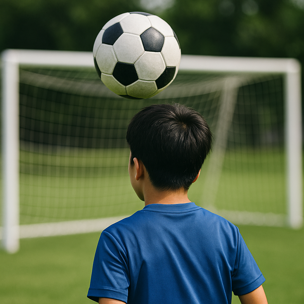 サッカーのヘディング、小学生向け：怖くない基本と1日5分練習