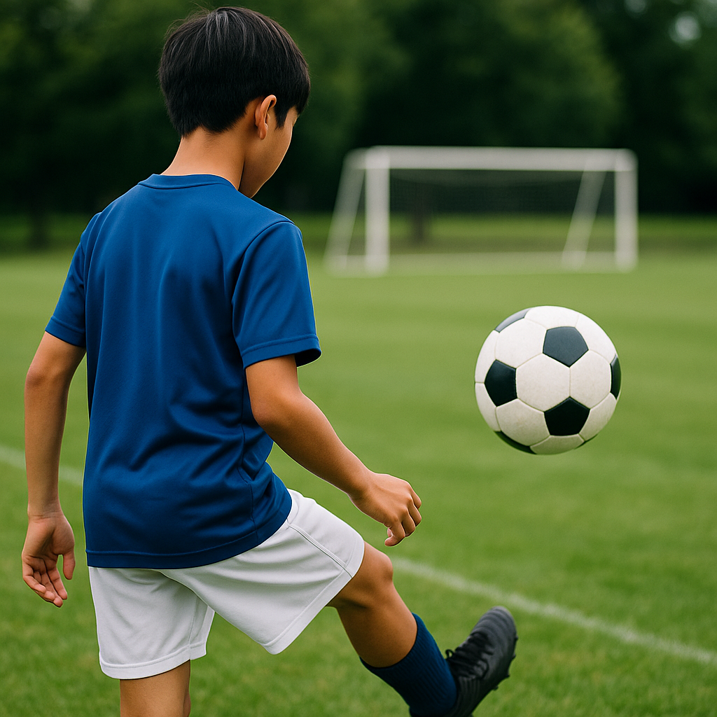 サッカーファーストタッチは小学生でも次につながる5分練習法