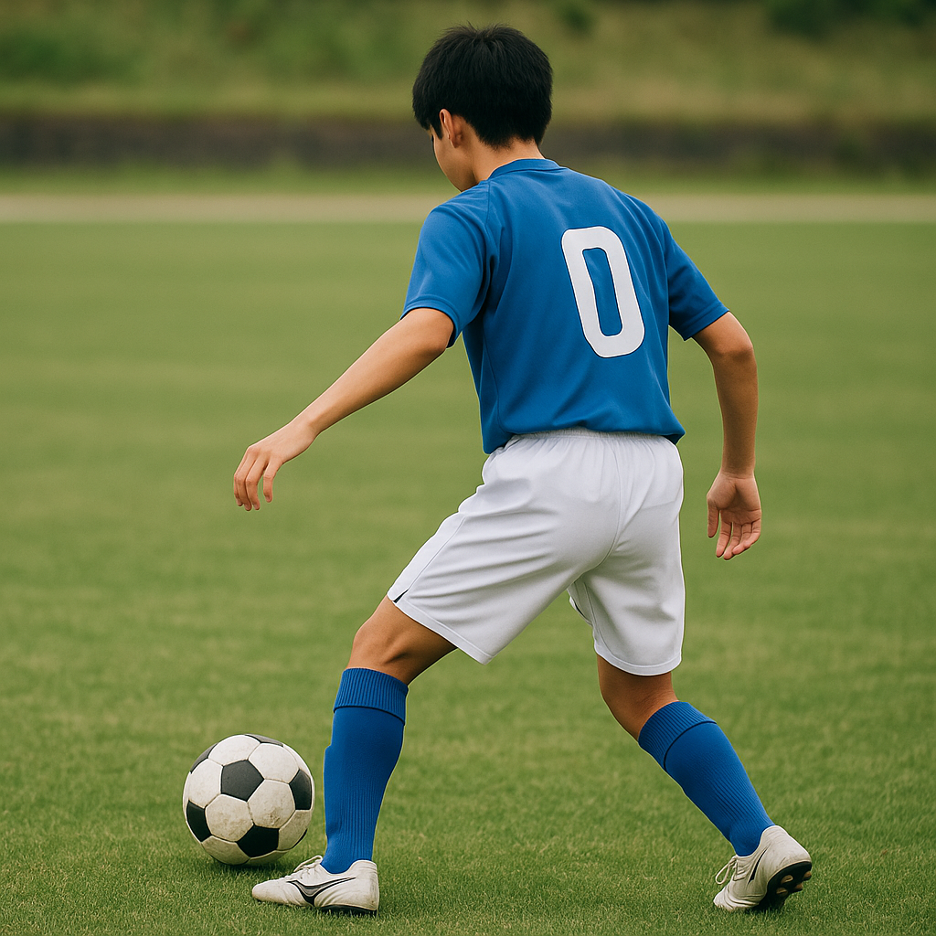 サッカー中学生のファーストタッチで次へつなぐポイント