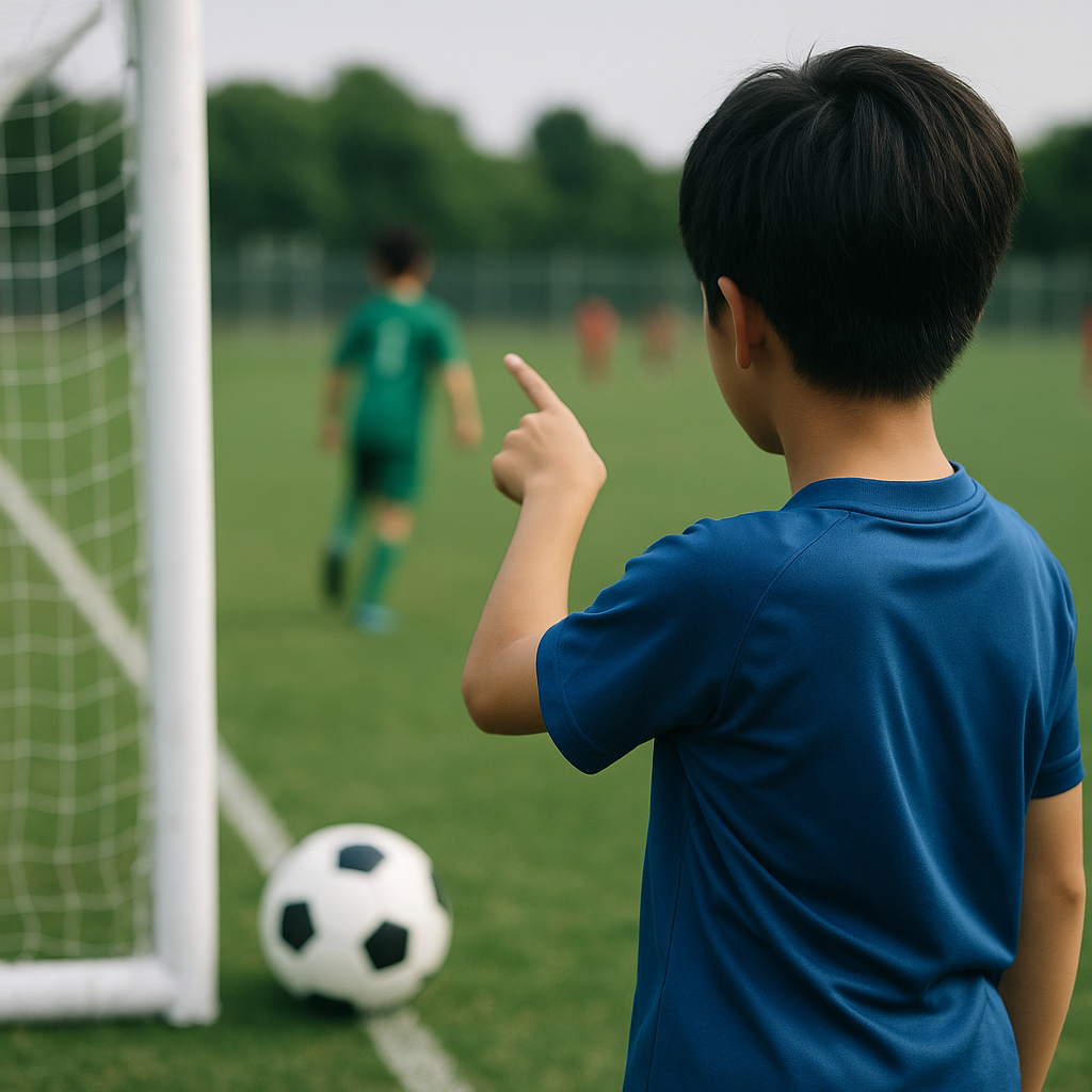 サッカーのオフサイドを子どもに説明、例えで一発理解