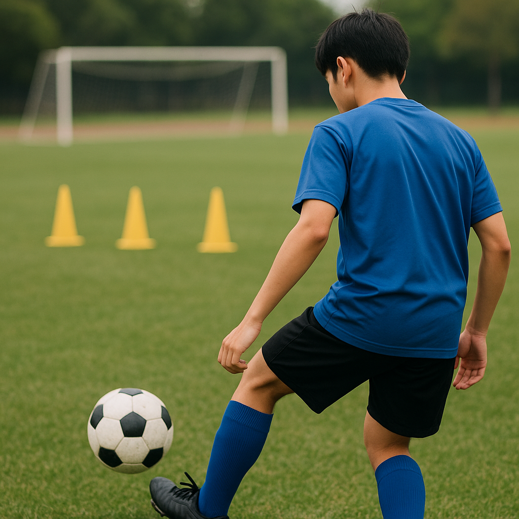 サッカーの受け方と練習方法を3段階で最速習得