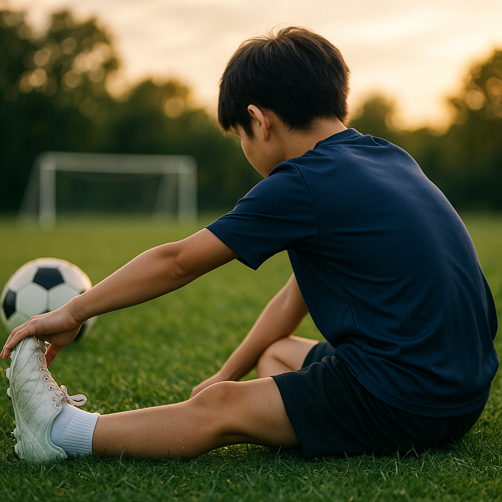 サッカーの柔軟性の上げ方｜ケガ予防に効く1日5分のやさしいストレッチ