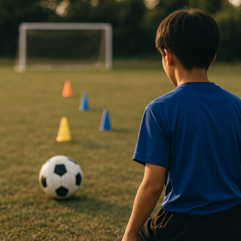 サッカーの視野の広げ方を一人で磨く練習ドリルで試合に差がつく