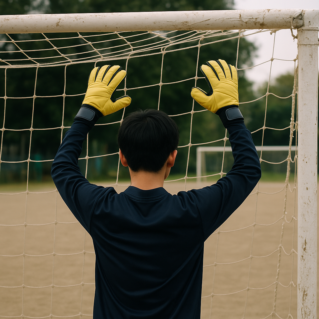 サッカーゴールキーパー基本、失点を減らす動作