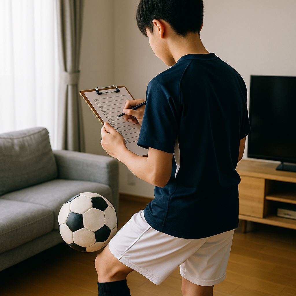 サッカー家で練習チェックリストと準備術