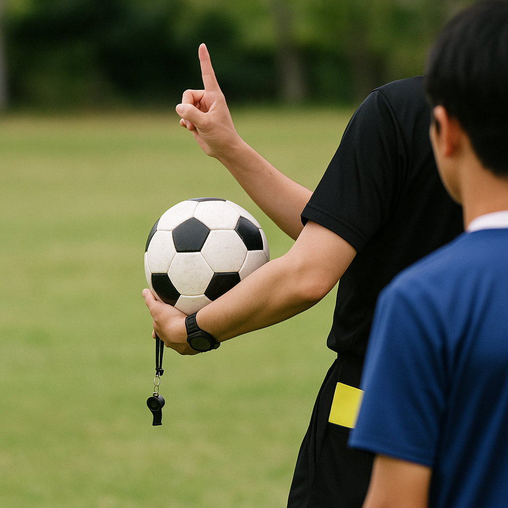 サッカー審判への接し方｜試合を壊さない話法と所作