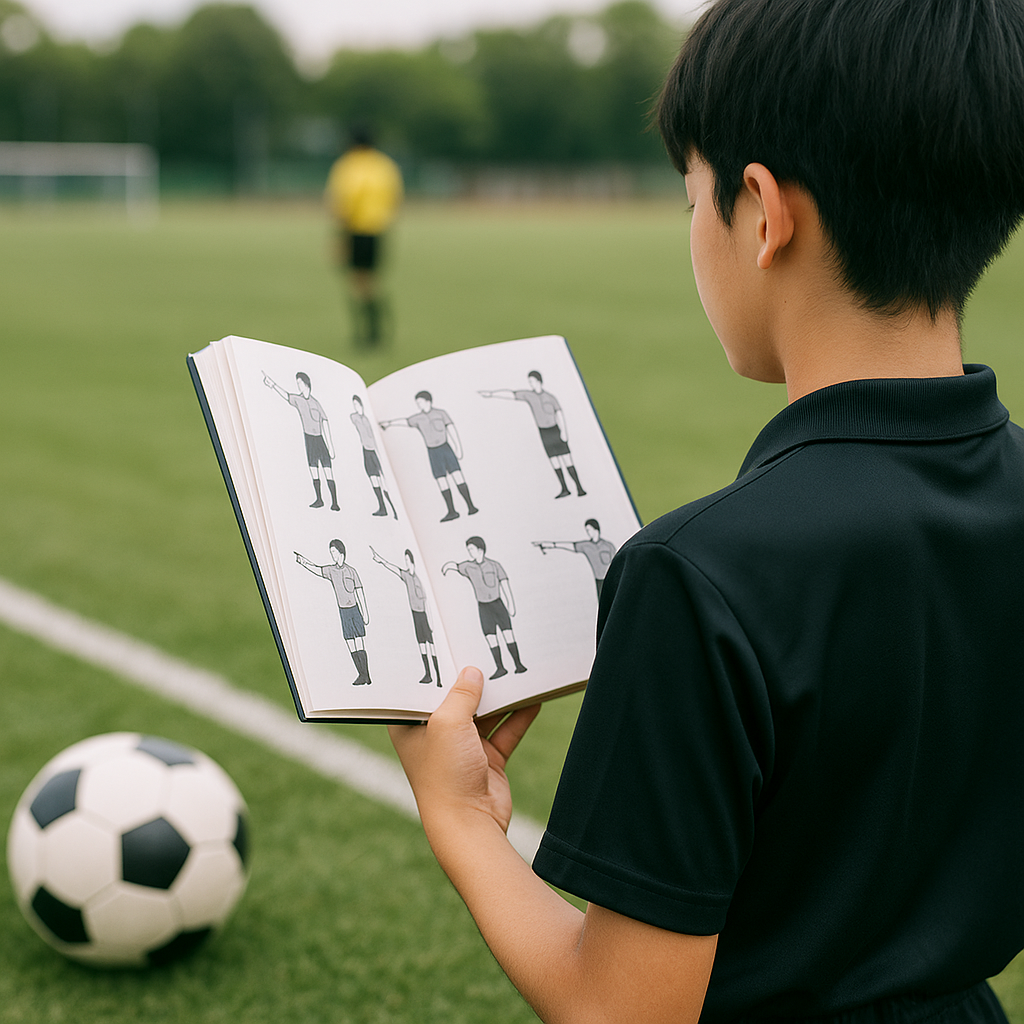 審判の役割とジェスチャーを一目で整理 基礎の要点 - Soccer Book Library