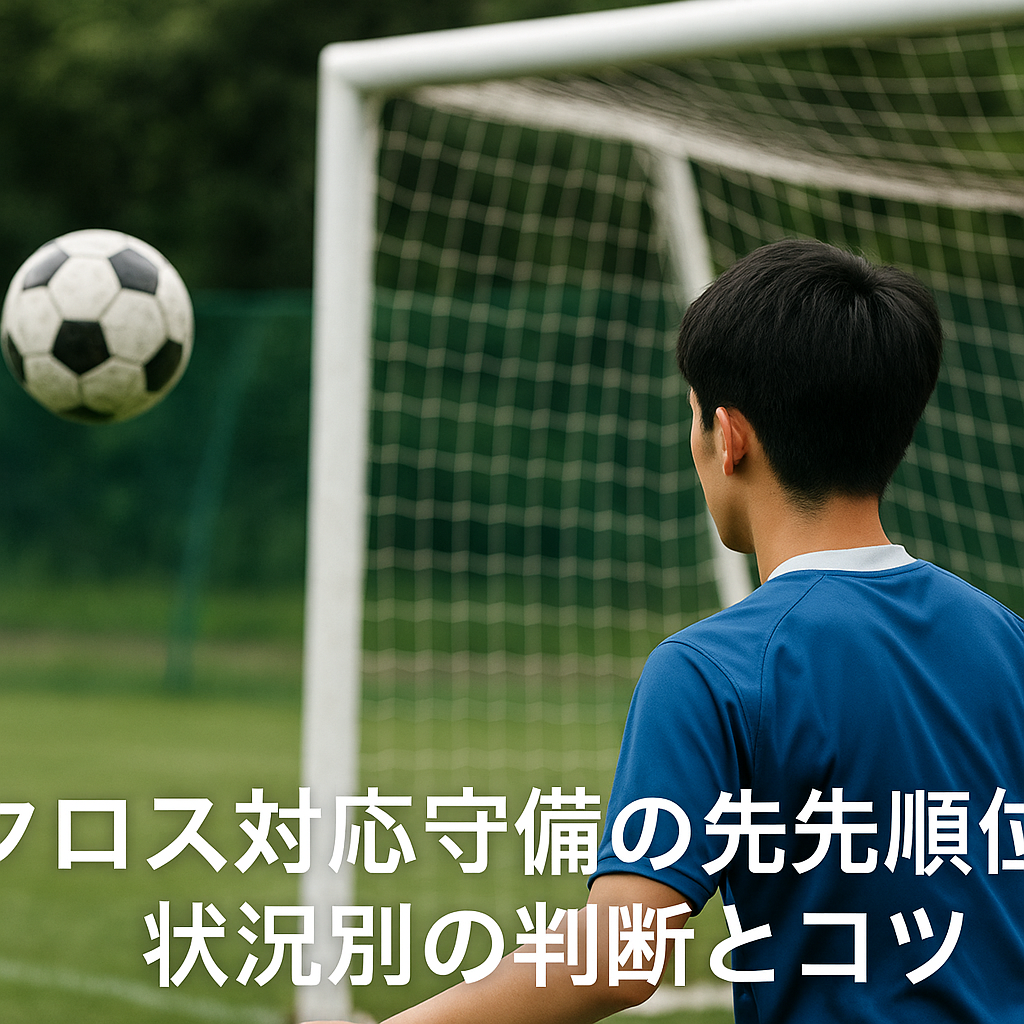 クロス対応守備の優先順位：状況別の判断とコツ