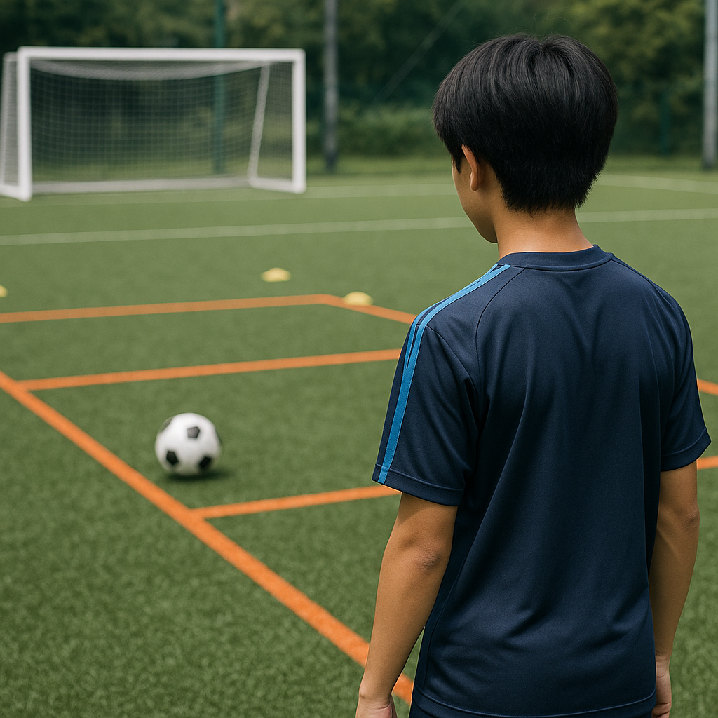 ゾーンディフェンスの練習方法 図なしでライン間が見える化