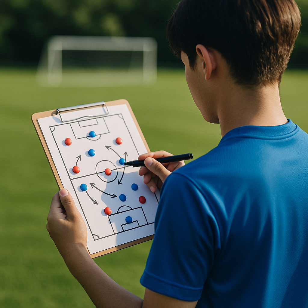 数的優位の作り方｜ジュニア・ユースが試合で効く図解イメージ