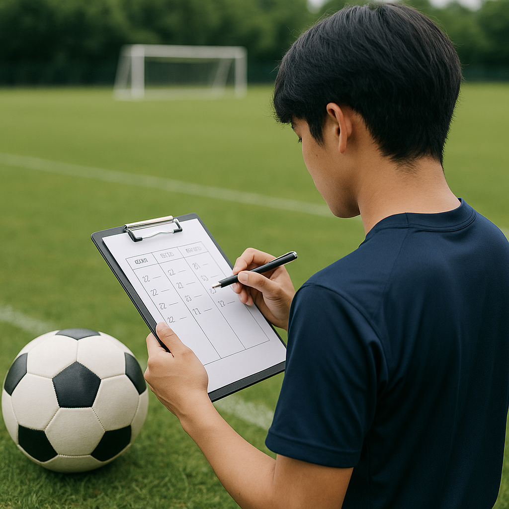 試合前日 調整メニューを目的→メニュー→チェックで仕上げる
