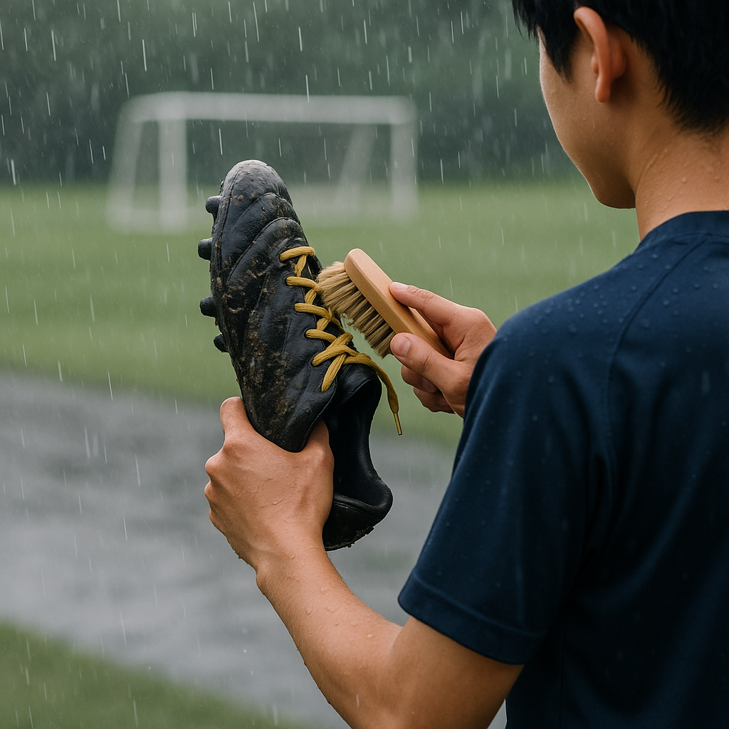 雨の日のスパイクケアと選び方｜長持ちとグリップ両立