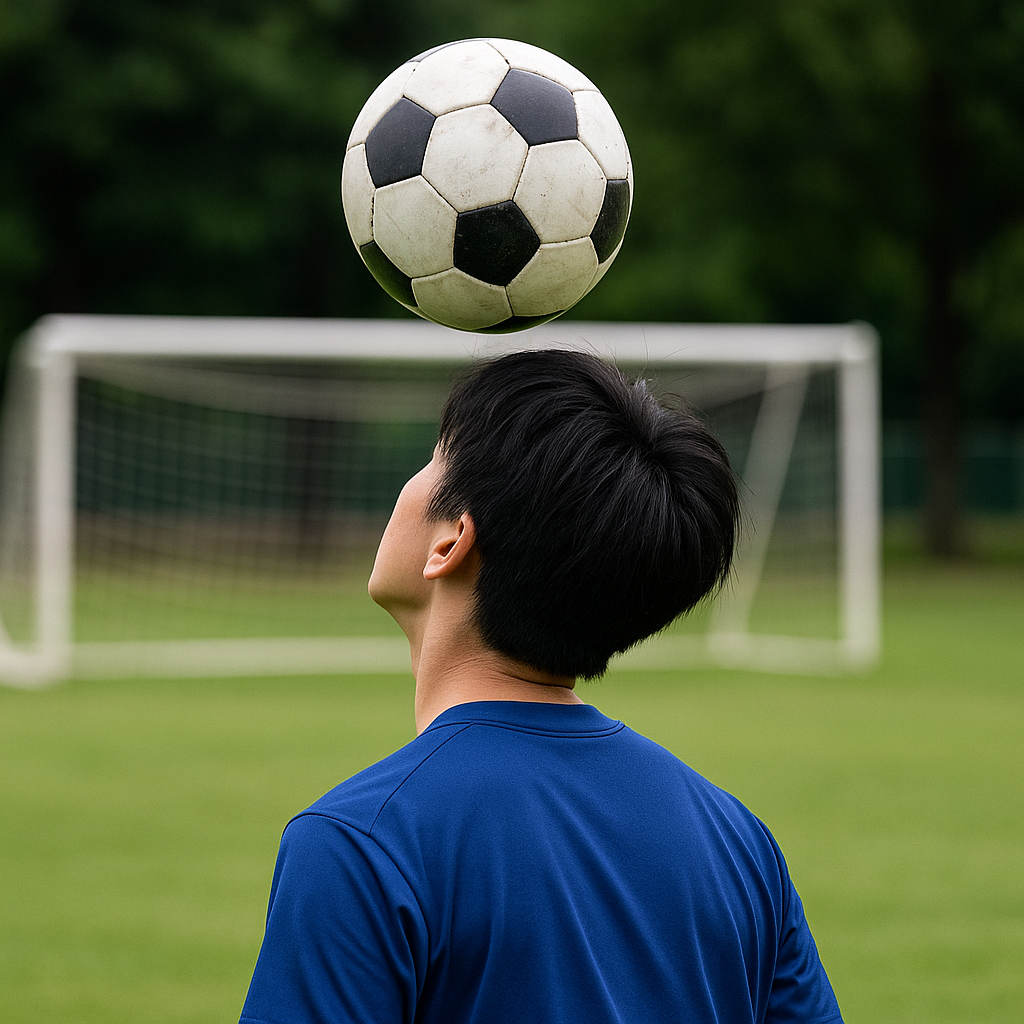 首の筋力を強化するヘディング対策：フォームと回数・頻度の目安