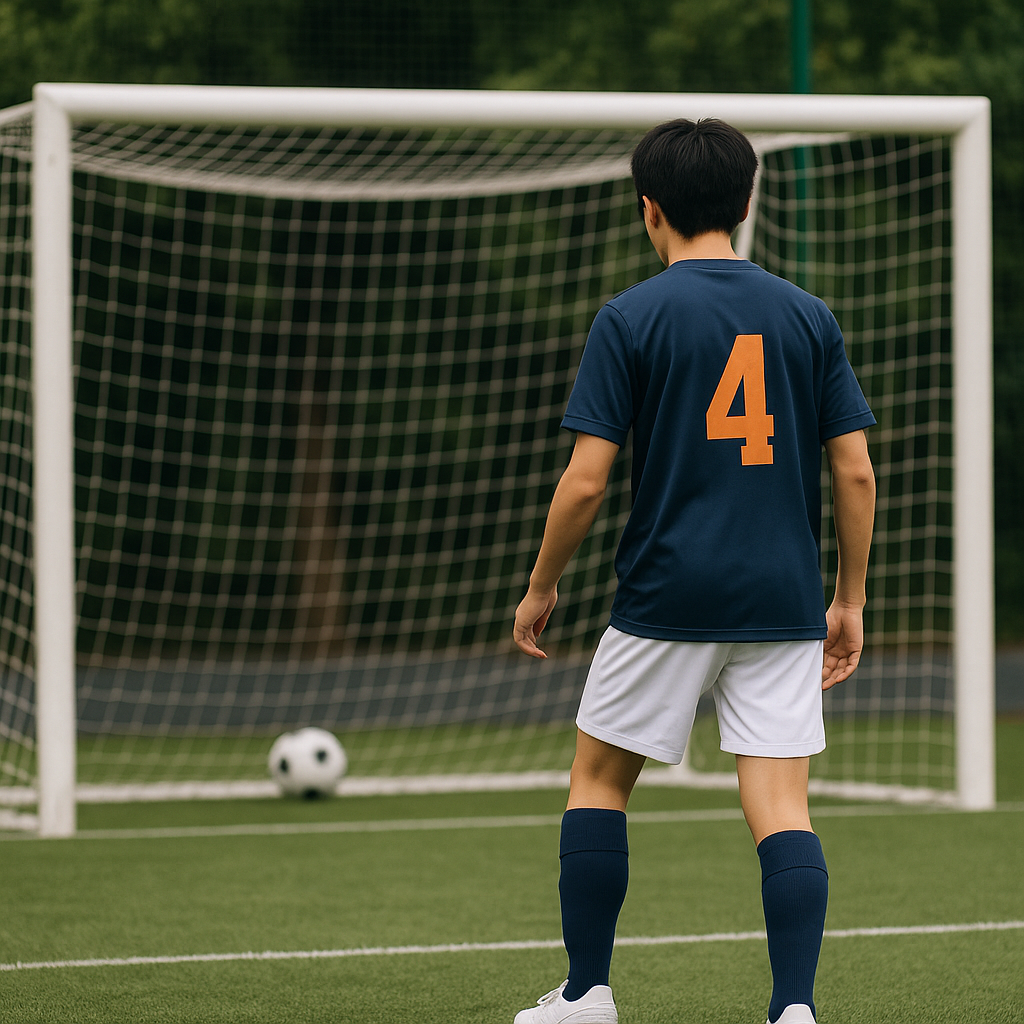 サッカーのゴール前守備、ライン上げ下げコントロール術