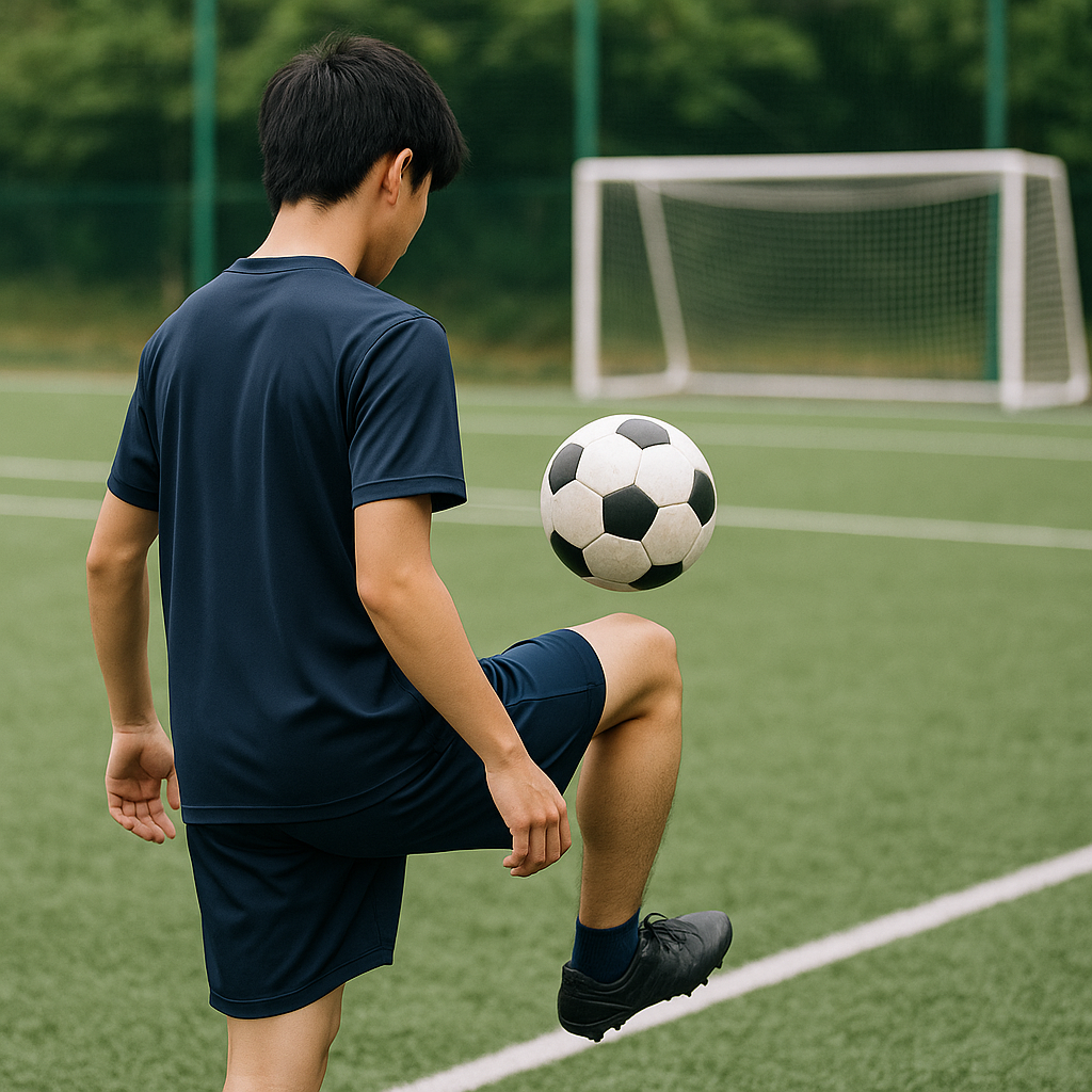 サッカーのリフティング上達コツ：高校生向け実戦直結ドリル