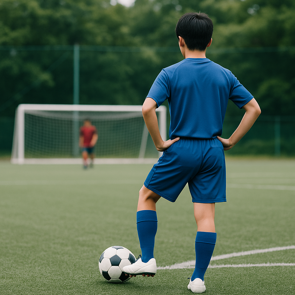 サッカーセンターバックのビルドアップ苦手克服と安定化の三原則