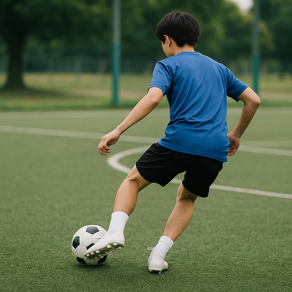 サッカードリブルの緩急のつけ方：一歩目で剥がす実戦メソッド