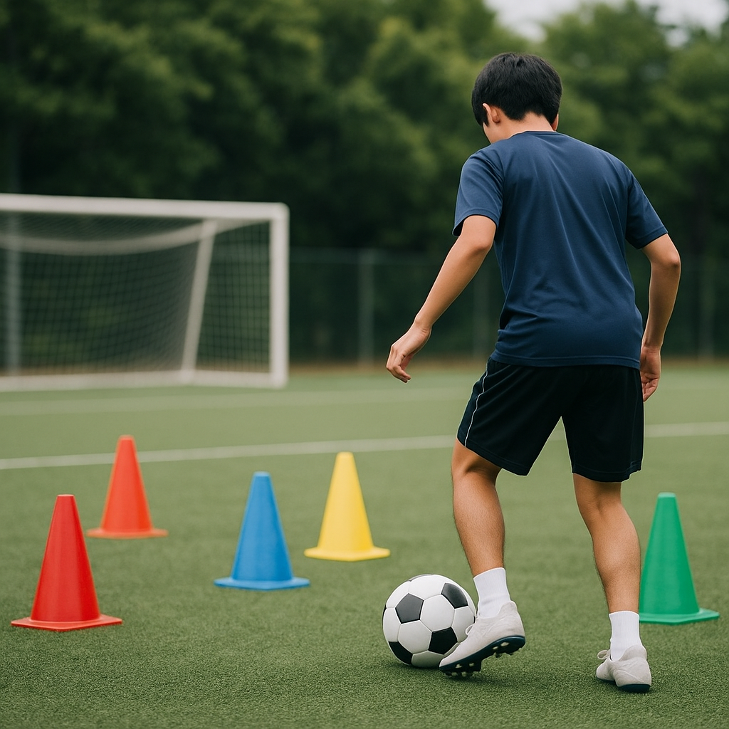 サッカーでプレッシャー下の判断力を上げる認知負荷トレーニング