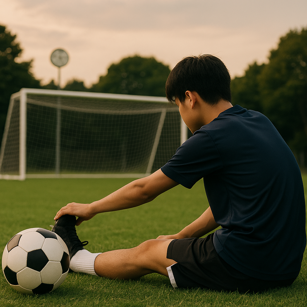 サッカーストレッチはいつやる？体調管理の最適タイミング