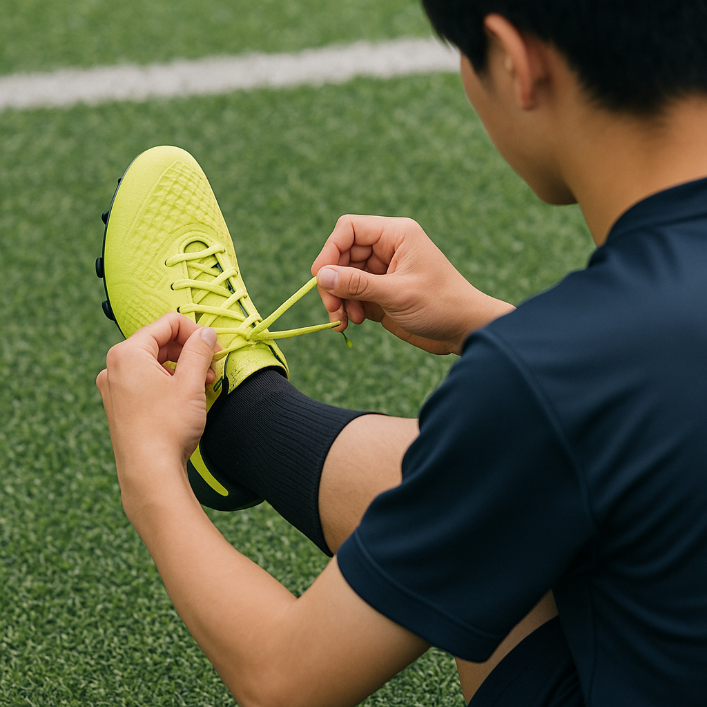 サッカースパイクのひもがほどけない結び方｜実戦で効く厳選テク